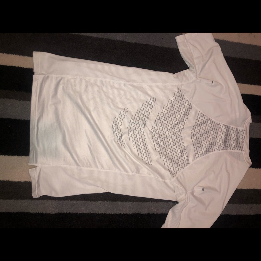 Nike Short Sleeve Compression Workout top Lg